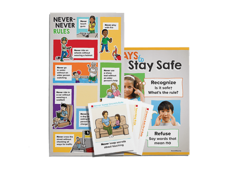 Second Step® Child Protection Unit Poster and Card Pack for Grades 13